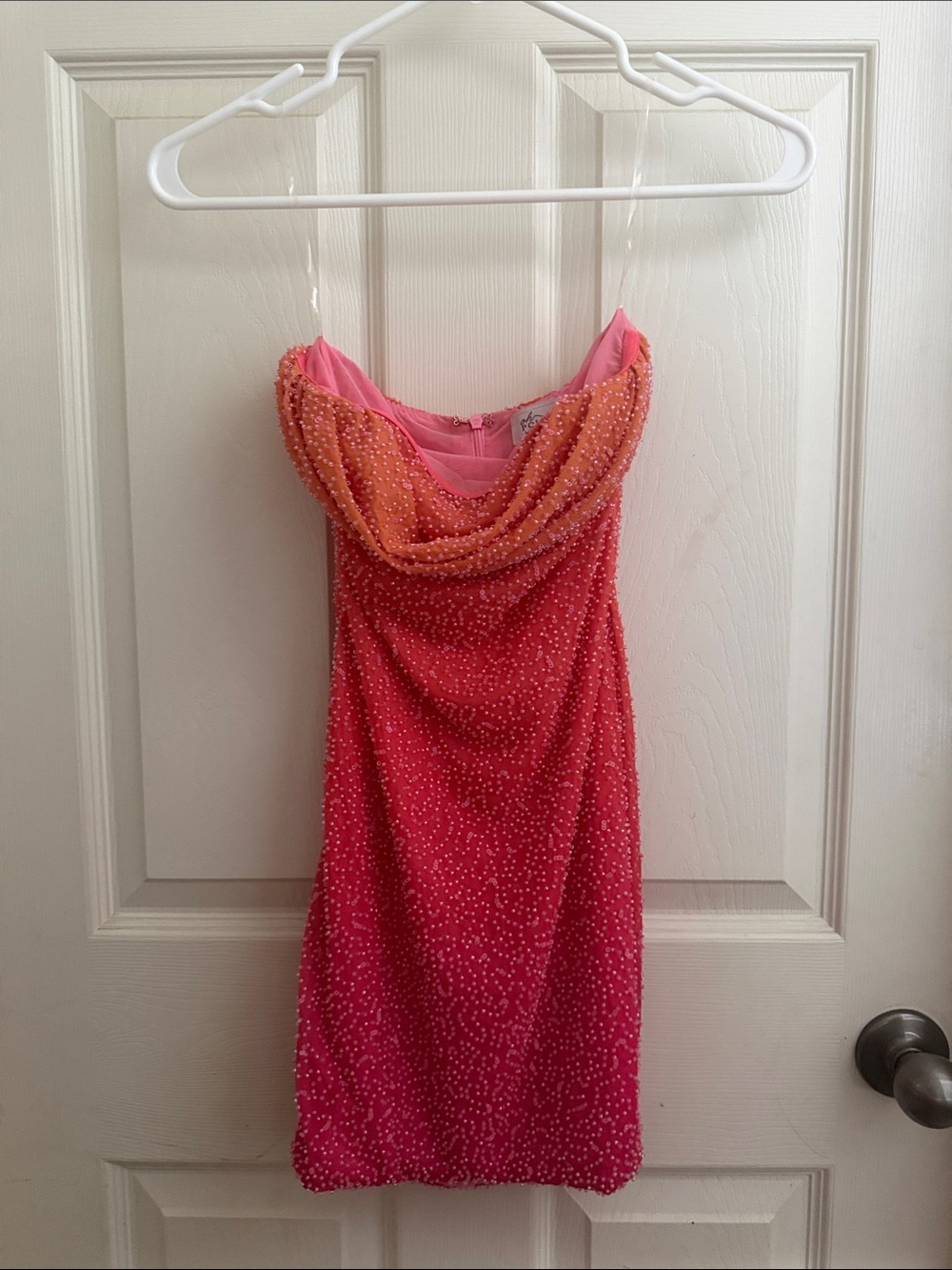 Oh Polly strapless dress